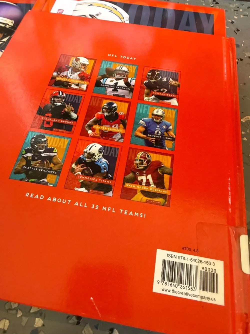 NFL Books for Kids set of 8